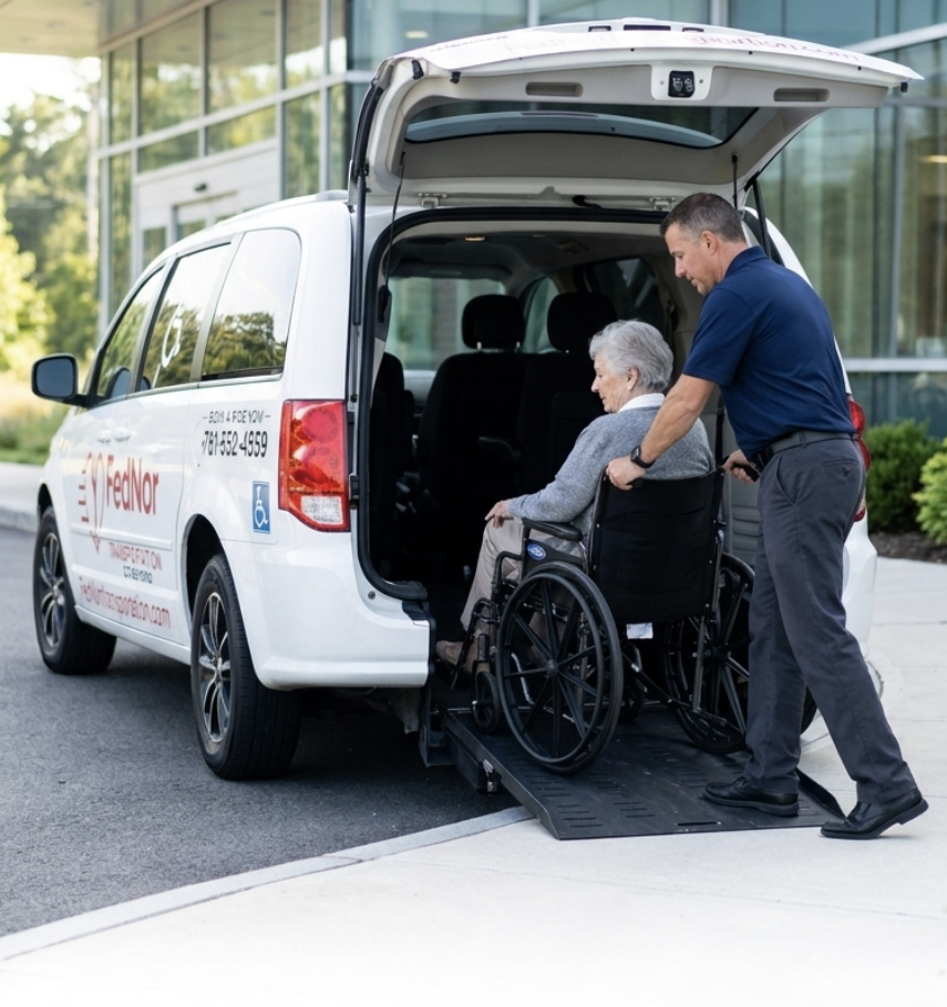 Medical Transportation in Weston, MA: When a Large Home, a Staircase, and a Long Driveway Stand Between Your Loved One and Their Care
