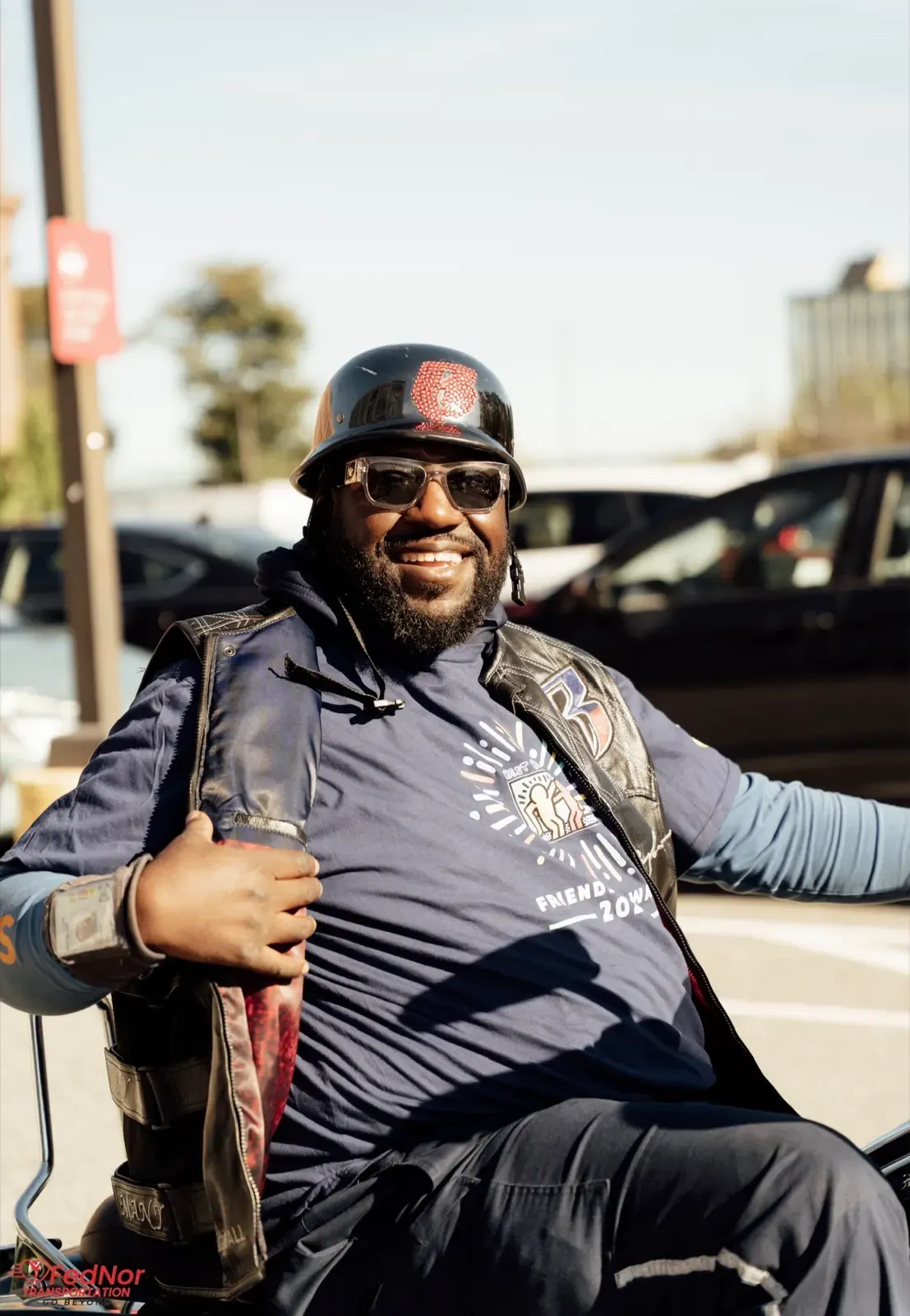 FedNor supporter at a local motorcycle community event