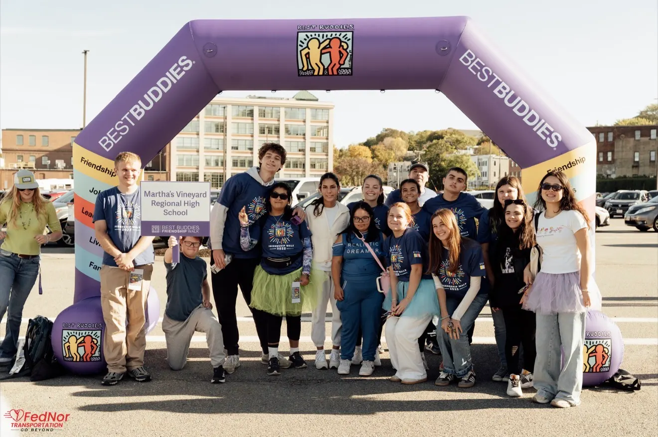 FedNor team with Best Buddies Friendship Walk participants