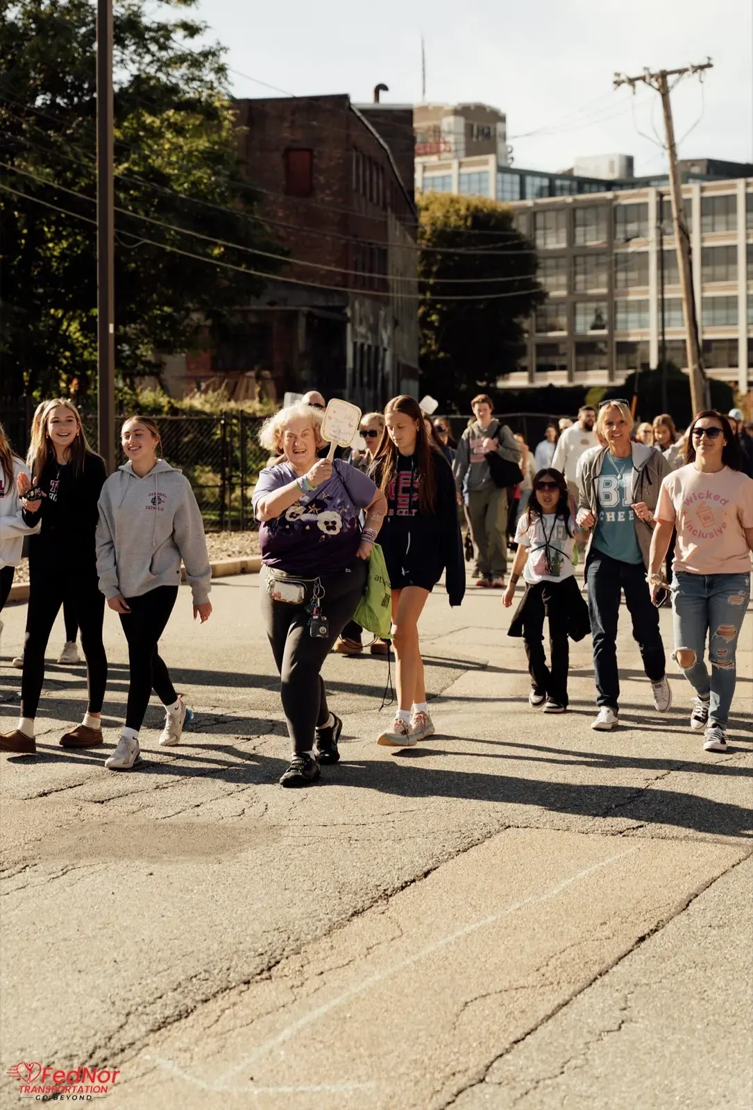 Best Buddies Friendship Walk participants in Boston